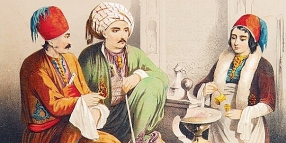 Ottomans making coffee