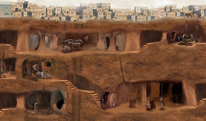 Underground cities in Cappadocia