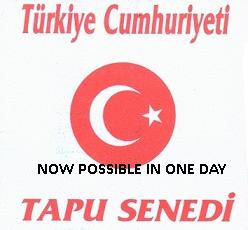 Tapu in Turkey now in one day for foreign buyers