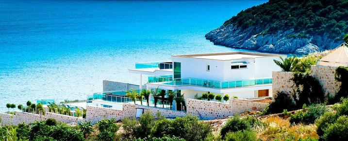 beachfront villa with mooring Turkey