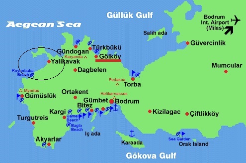 Where is Yalikavak Map