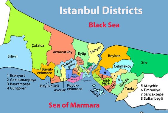 Districts of Istanbul