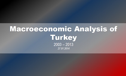 Macro-economic analysis header page