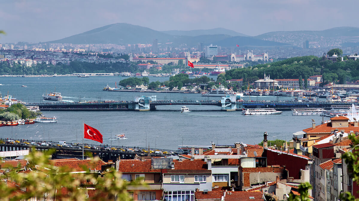伊斯坦布尔的小博斯普鲁斯海峡边的舒适生活