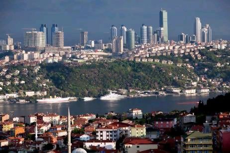 skyscrapers in Istanbul