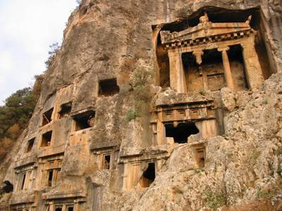 Fethiye rock tombs