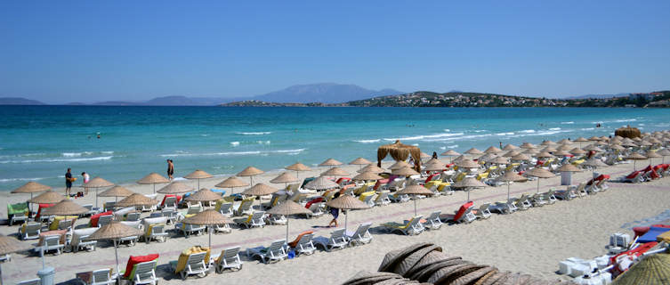 Beach in Cesme Turkey