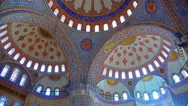 Inside Blue Mosque Istanbul