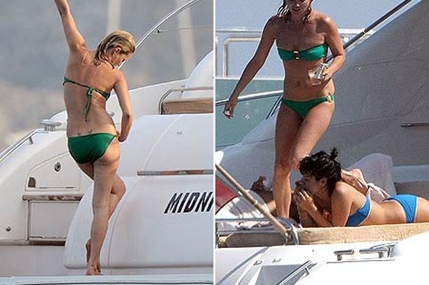 Kate Moss living it up in Turkey