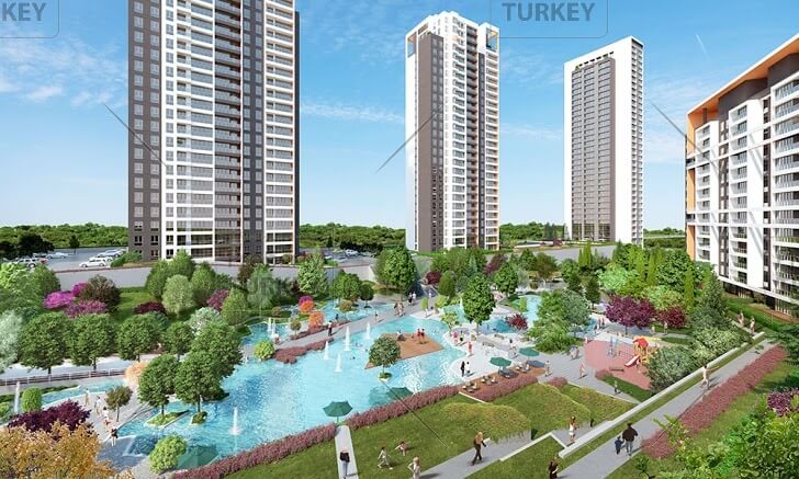 Luxury apartments with panoramic lake view Bahcesehir