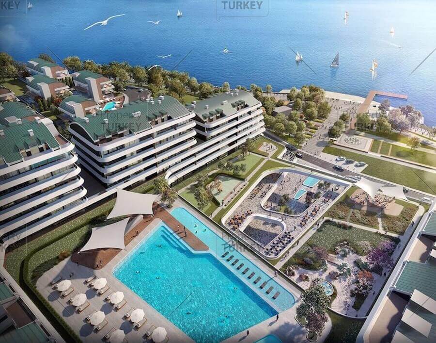 Blue Marina homes on Marmara seafront Istanbul