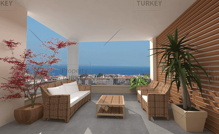 20 minutes to centre Modern sea view Bursa apartments