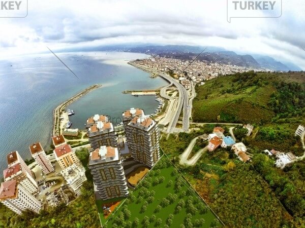 Fantastic sea view Trabzon apartments for investment
