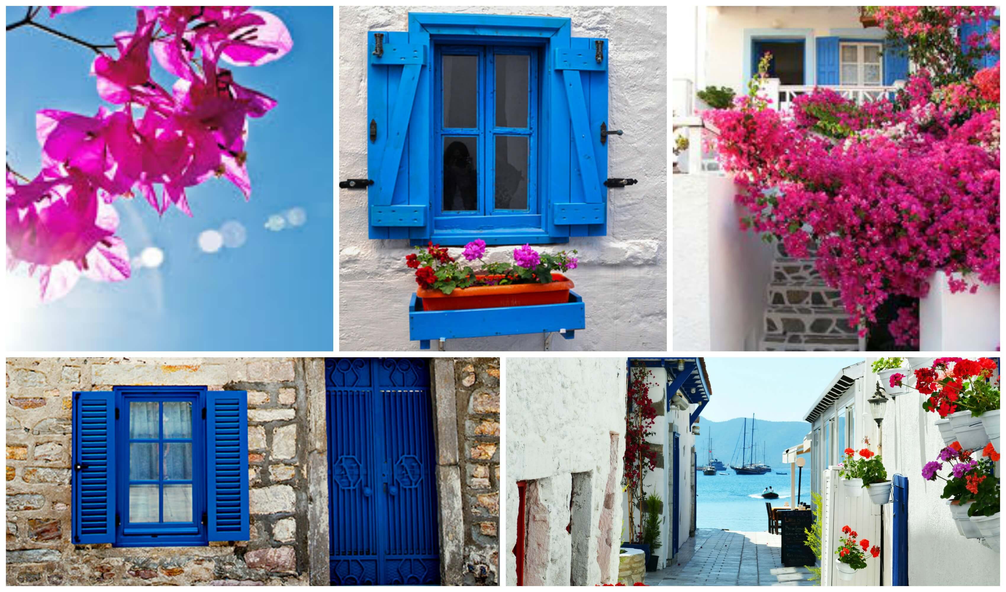 Bodrum streets and flowers