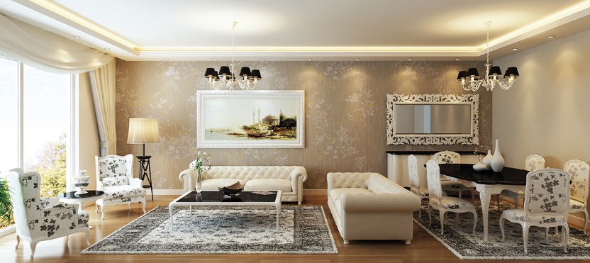 Luxury apartment interior