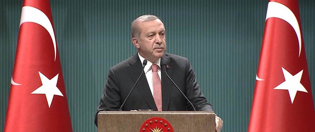 Erdogan after coup
