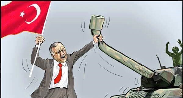 Image result for turky's coup cartoon