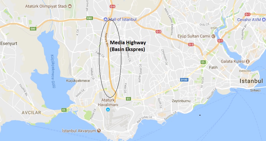 Where exactly is the Basin Ekspres?