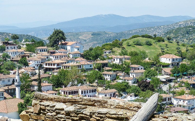 Sirince wine village views