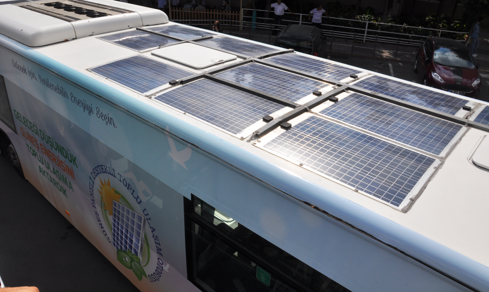 Solar bus Istanbul