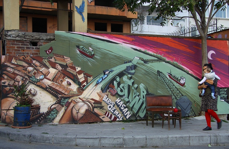 土耳其伊斯坦布尔的街头艺术，作者：艾莉森-莱昂斯