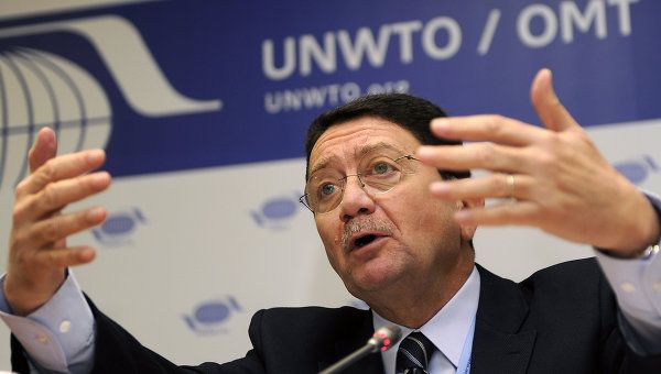 The WTO’s secretary-general, Taleb Rifai 