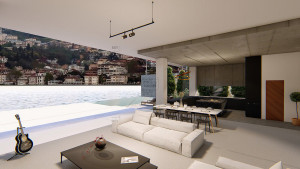 Contemporary Bosphorus front Villa with amazing view