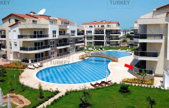 Apartment walking distance to golf course for sale in Belek