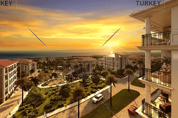 Sea view apartment for sale in Beylikduzu