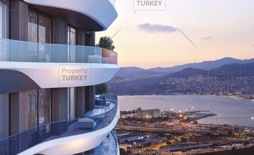 Modern sea view residences for sale in Izmir