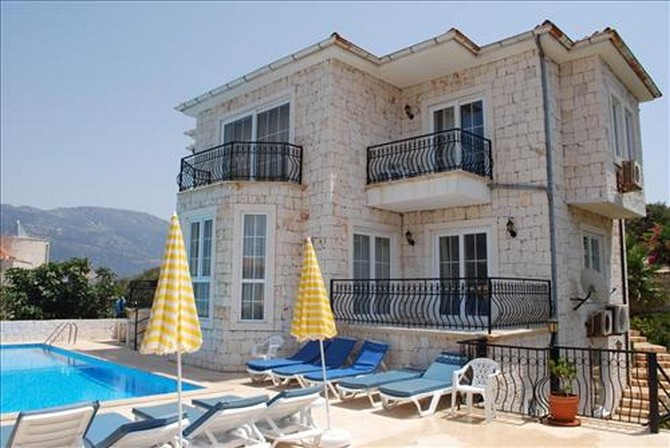 House in Kas with classic design