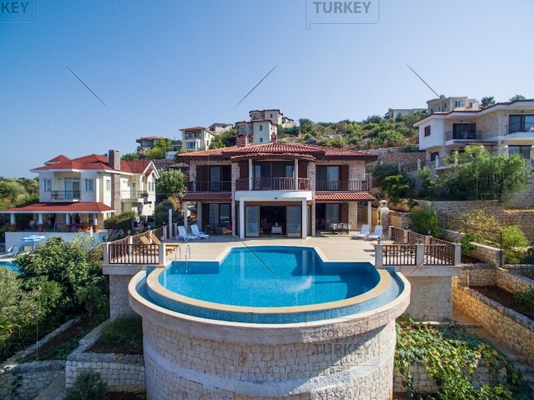 Villa with panoramic sea views for sale in Kas