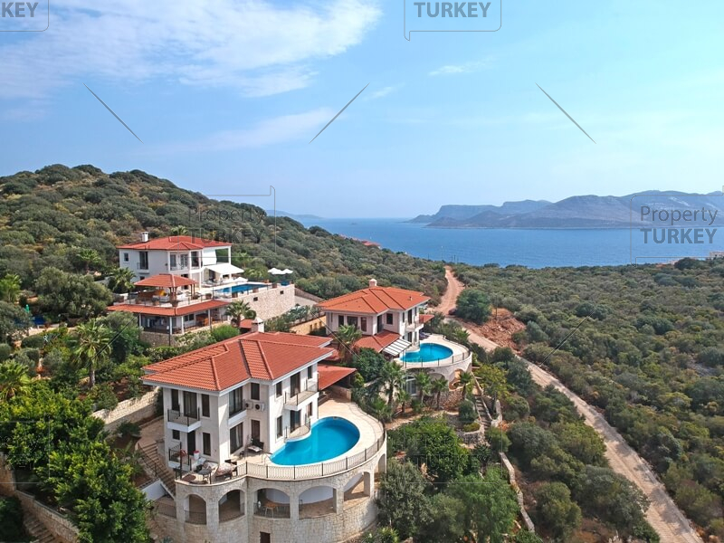 Sea view luxury residence in Kas